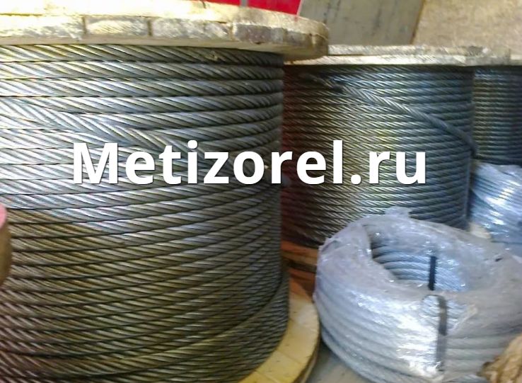 Канат 3063 стальной гост 3063 80 трос одинарной свивки типа тк
