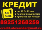 Поможем получить гарантированный кредит в течение суток.